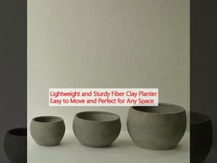 Máy trồng bằng vải đất sét nhẹ và bền dễ di chuyển và hoàn hảo cho bất kỳ không gian nào