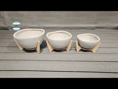7-8 năm tuổi thọ Modern Reinforced Clay Planter hoàn hảo cho thiết kế nội thất và hiện đại