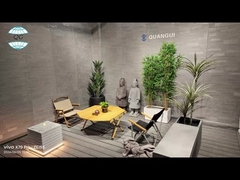 Thạch cao đài phun nước trang trí trong nhà Thạch cao đài phun nước vườn hiện đại màu xám với ánh sáng