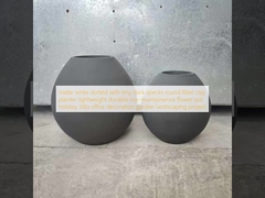 màu trắng mờ đốm với các đốm nhỏ, tối hình tròn clay clay cây trồng chất lượng nhẹ bền bảo trì thấp hoa nồi kỳ nghỉ Villa văn phòng trang trí khu vườn cảnh quan dự án