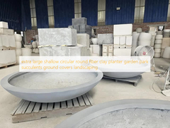đặc biệt lớn nông hình tròn sợi đất sét cây trồng vườn công viên cây mọt đất phủ cảnh quan