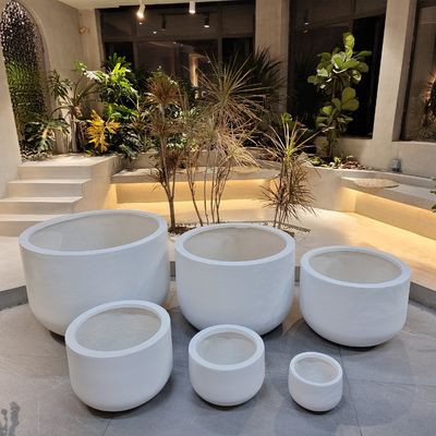 Máy trồng bằng sợi đất sét mịn trong nhà ngoài trời với lỗ thoát nước