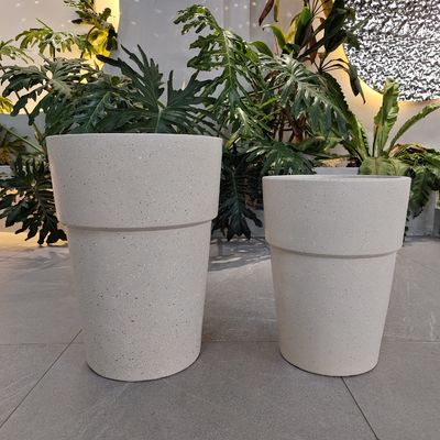 Mua Khung hoa đất sét tổng hợp kem với thiết kế chạm khắc bằng tay mịn màng online manufacture