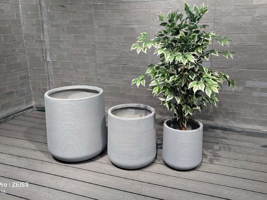 Mua Máy trồng hoa tròn sợi đất sét màu xanh bền với hệ thống thoát nước online manufacture