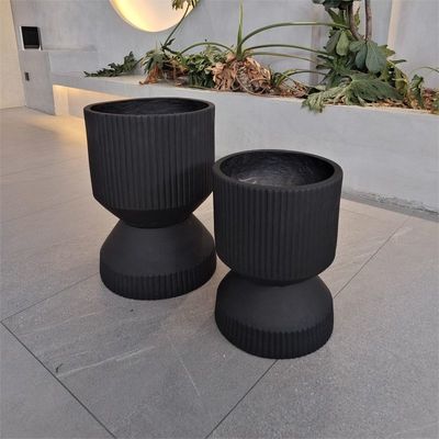 Mua Vòng kết cấu tối thiểu Sợi đất sét Cây nồi nhẹ màu đen online manufacture
