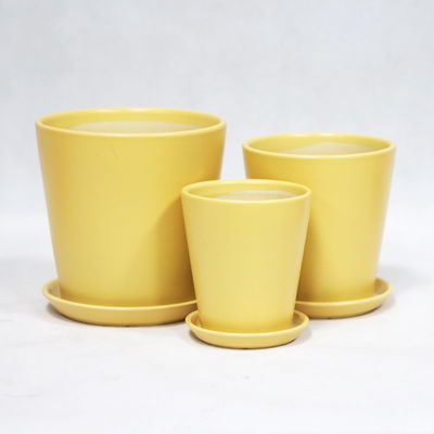 Mua Chậu gốm tròn màu trắng sáng hiện đại cho trang trí thực vật trong nhà và ngoài trời online manufacture