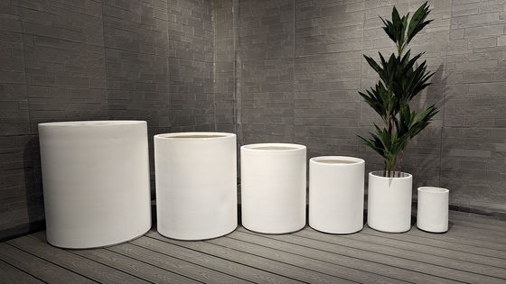 Mua Cây trồng bằng sợi đất sét được khắc bằng tay bền vững được củng cố cho khu vườn online manufacture