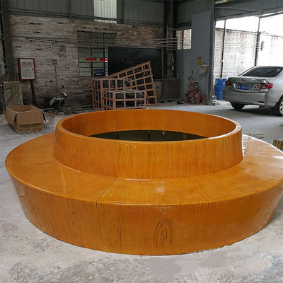 Mua Thiết bị đồ nội thất ngoài trời nhựa sợi thủy tinh màu xám nhẹ Thiết bị ghế bàn sợi thủy tinh online manufacture