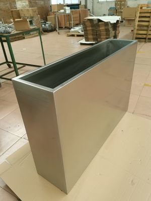 Mua Thép không gỉ tùy chỉnh hình chữ nhật cây trồng vườn Extra lớn kim loại nồi hoa online manufacture