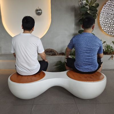 Mua Đồ nội thất sợi thủy tinh màu trắng Đồ ngồi sợi thủy tinh hạng nhẹ online manufacture