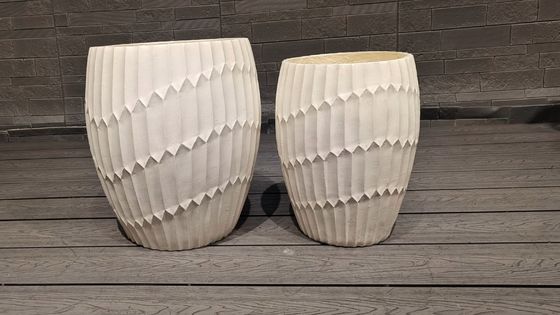 Mua Thiết kế độc đáo Fiberclay Planter với bề mặt mịn màng và lỗ thoát nước online manufacture