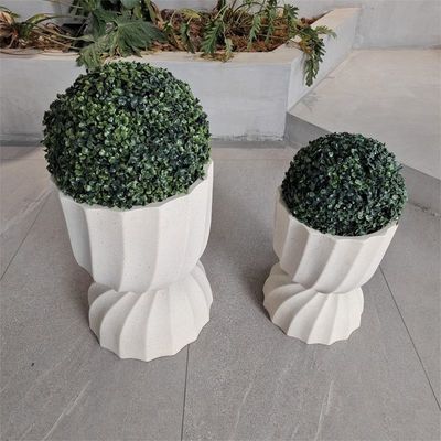 Mua Máy trồng bằng vải đất sét tròn theo phong cách hiện đại với bề mặt kết cấu và vật liệu chống thời tiết online manufacture