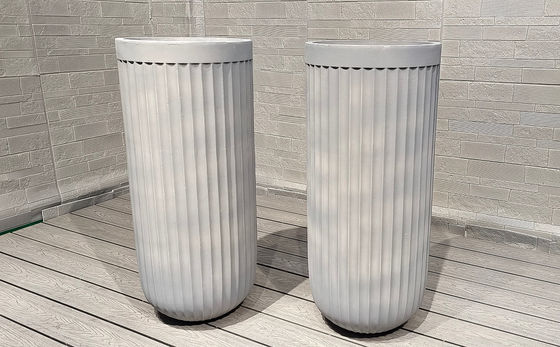 Mua Thời gian sống 5-6 năm Cây trồng bằng sợi đất sét tùy chỉnh ngoài trời để trồng bền và phong cách online manufacture