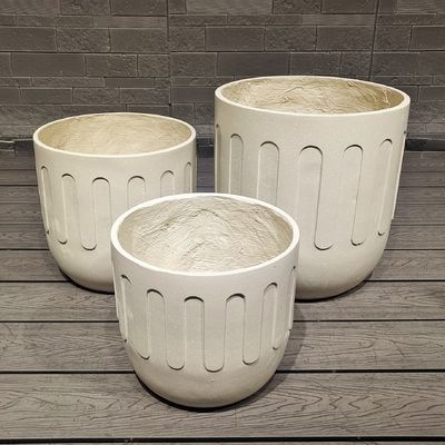 Mua Φ170*H210 Cây trồng bằng sợi đất sét Một sự bổ sung hiện đại cho không gian trong nhà và ngoài trời của bạn online manufacture
