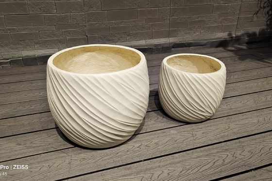 Mua Không thấm nước và chống cháy ốp đất sét sợi Φ350 * H240 với lỗ thoát nước và Φ300 * H210 online manufacture