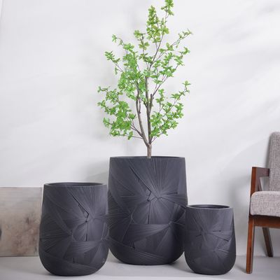 Mua Chậu trồng cây bằng đất sét sợi tráng men thủ công, thiết kế châu Âu bền bỉ, thích hợp trang trí cây xanh online manufacture