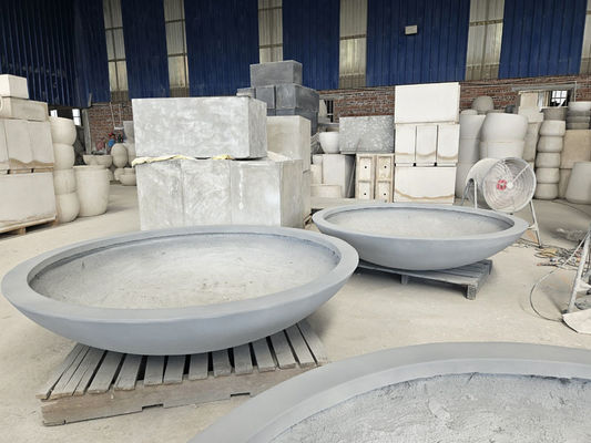 Mua Chậu trồng cây hình tròn nông bằng sợi đất sét cỡ lớn, thích hợp cho vườn, công viên, cây mọng nước, cây che phủ mặt đất, cảnh quan online manufacture