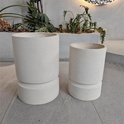Chậu trồng sợi đất sét được củng cố cho trang trí vườn nhà trong nhà ngoài trời