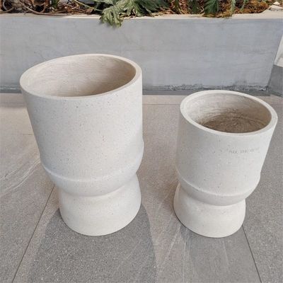 Máy trồng trong nhà hiện đại ngoài trời vải đất sét vòng 22 lb với lỗ thoát nước