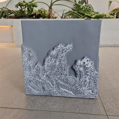 Máy trồng clay sợi xanh tối giản chống nước cho trang trí sân