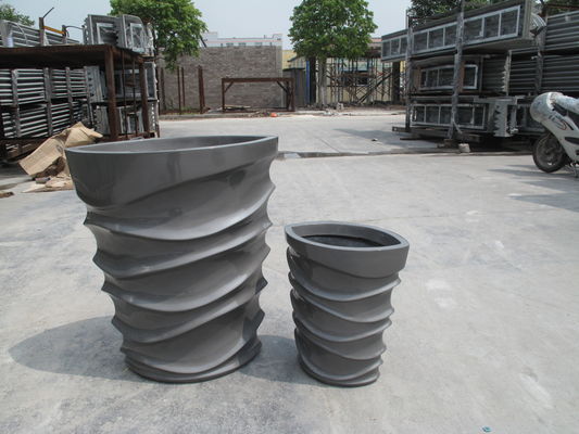 Các nồi hoa sợi thủy tinh hiện đại cho trang trí vườn nhà trong nhà ngoài trời