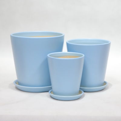 Các máy trồng gốm tròn hiện đại nhẹ để trang trí nhà