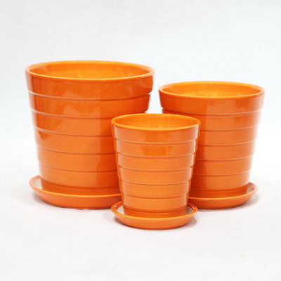 Các nồi gốm trang trí bóng trong nhà đơn cho trang trí nhà