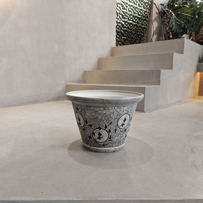 Các nồi thực vật nhựa trong nhà ngoài trời nhẹ với lỗ thoát nước