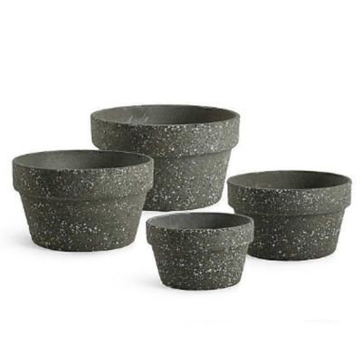 Chậu trồng gốm phong cách với lỗ thoát nước cho thực vật trong nhà và ngoài trời