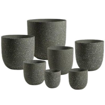 Chậu vườn bằng xi măng sợi phong cách cho hoa / cây xanh trong khu vườn ngoài trời trong nhà