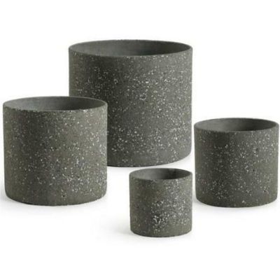 Máy trồng hoa tròn trong nhà ngoài trời có thể tùy chỉnh với lỗ thoát nước