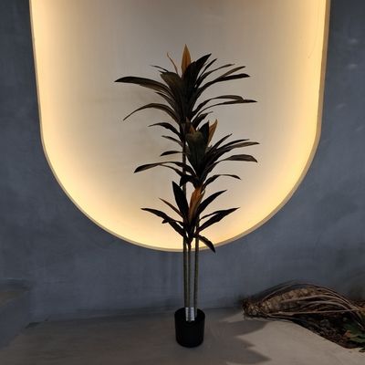 Cây nhân tạo xanh nhựa trong nhà / ngoài trời Hoa nhân tạo 140cm