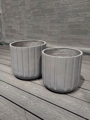 Máy trồng bằng sợi đất sét được chạm khắc bằng tay với lỗ thoát nước