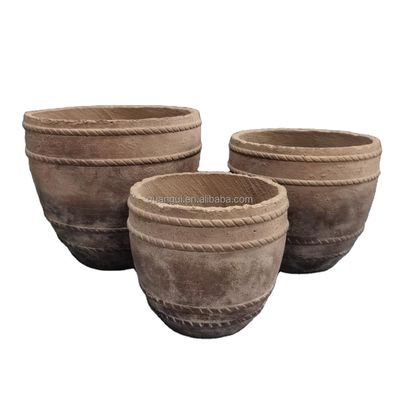 Tay chạm khắc hình vuông GRC Planter chậu cho trong nhà ngoài trời vườn và nhà trong nhà ngoài trời hoàn thiện vườn và nhà