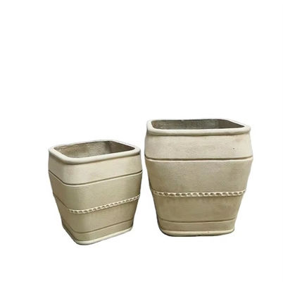 Cải thiện không gian ngoài trời GRC cây trồng hoa trong phong cách cổ xưa L38 * W38 * H38CM
