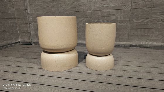 Máy trồng bằng vải đất sét kiểu hiện đại D460*H70 Đáng cân và linh hoạt cho mọi môi trường