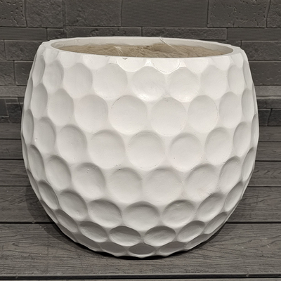 thiết kế bóng golf thể thao vui vẻ - chủ đề ngoại hình cong sợi đất sét thạch cầu thợ trồng nhẹ bền bảo trì thấp hoa nồi kỳ nghỉ biệt thự văn phòng trang trí khu vườn cảnh quan dự án